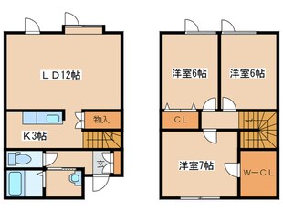 テラスＫ・Ａの物件間取画像